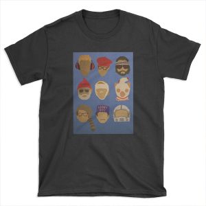 Wes Anderson's Hats T-shirt Tee
