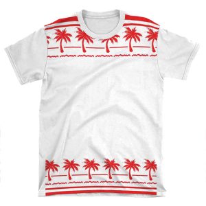 West Coast California Burger Drive In N Out AOP T-shirt Tee