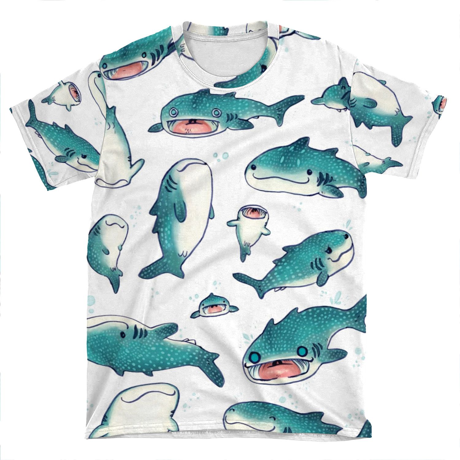 Whale Sharks! AOP T-shirt Tee