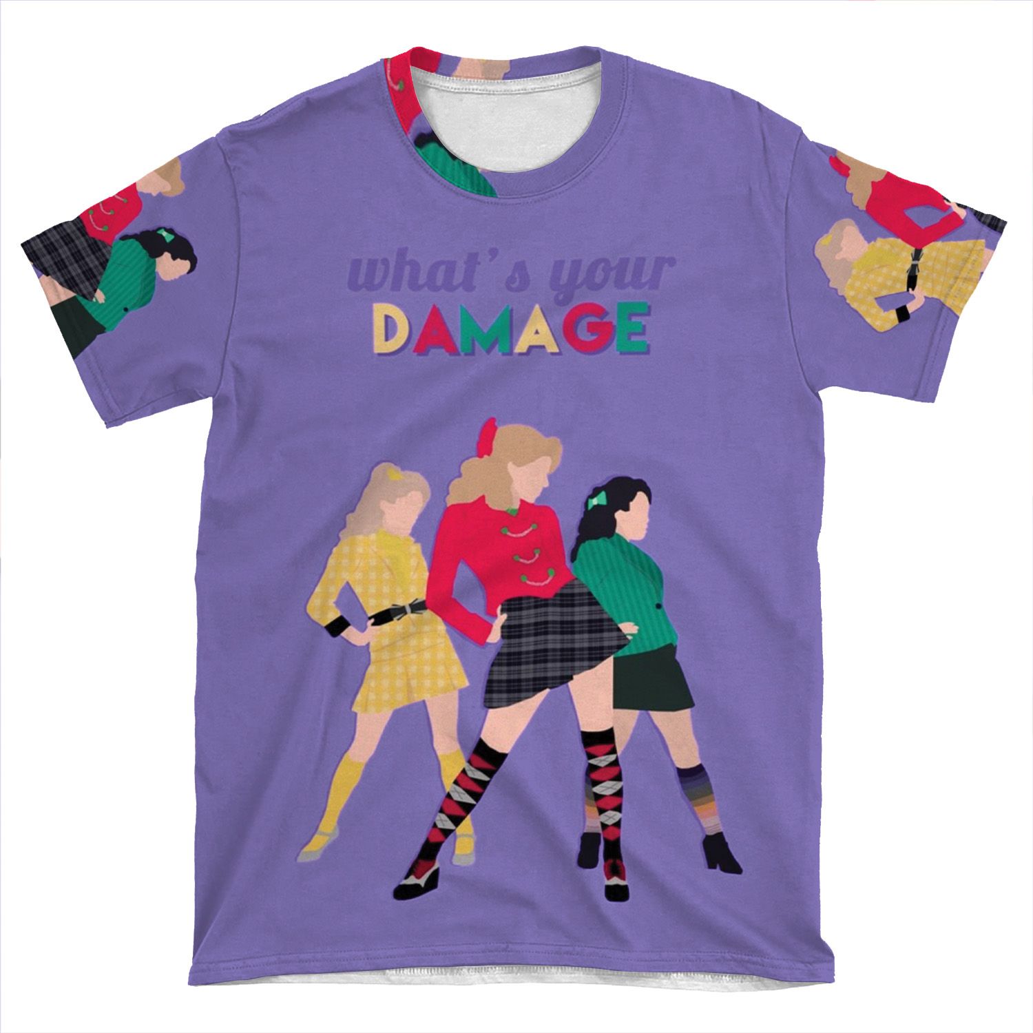 What's Your Damage? - Heathers The Musical AOP T-shirt Tee