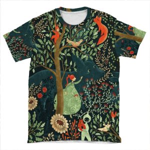 Whimsical Wonderland AOP T-shirt Tee