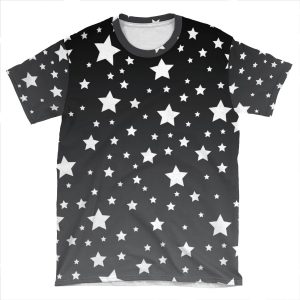 White Stars AOP T-shirt Tee