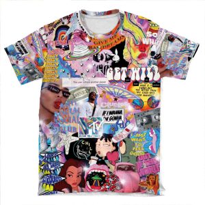 Wild Collage AOP T-shirt Tee