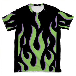 Wildflower Iphone Design- Flames, Fire AOP T-shirt Tee