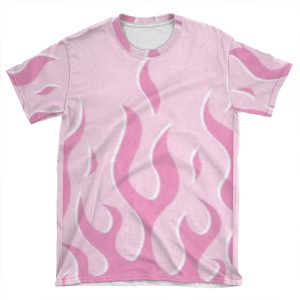 Wildflower Pink Flame AOP T-shirt Tee