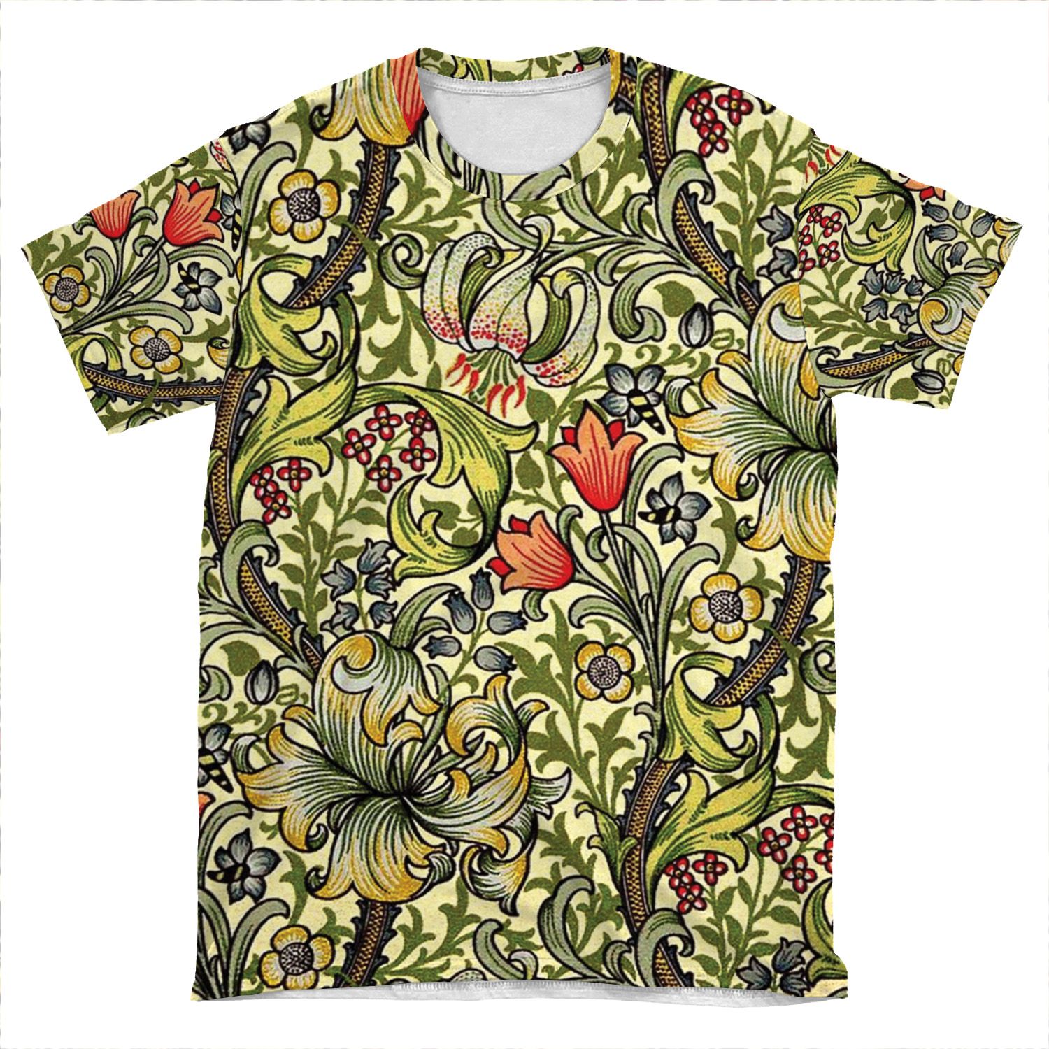 William Morris Golden Lily AOP T-shirt Tee