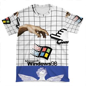 Windows 98 Vaporwave Case AOP T-shirt Tee