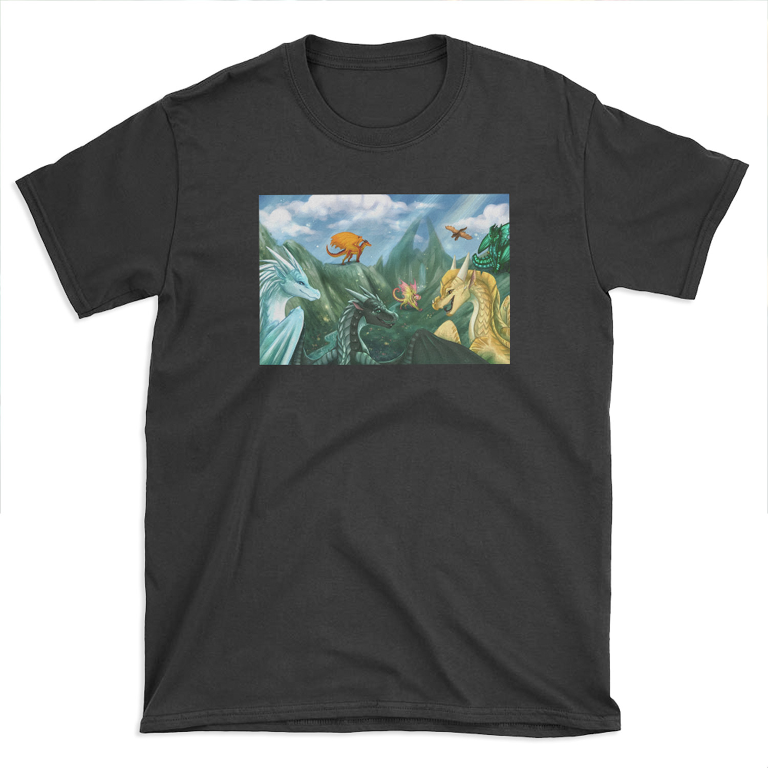 Wings of Fire - Welcome to Jade Mountain T-shirt Tee