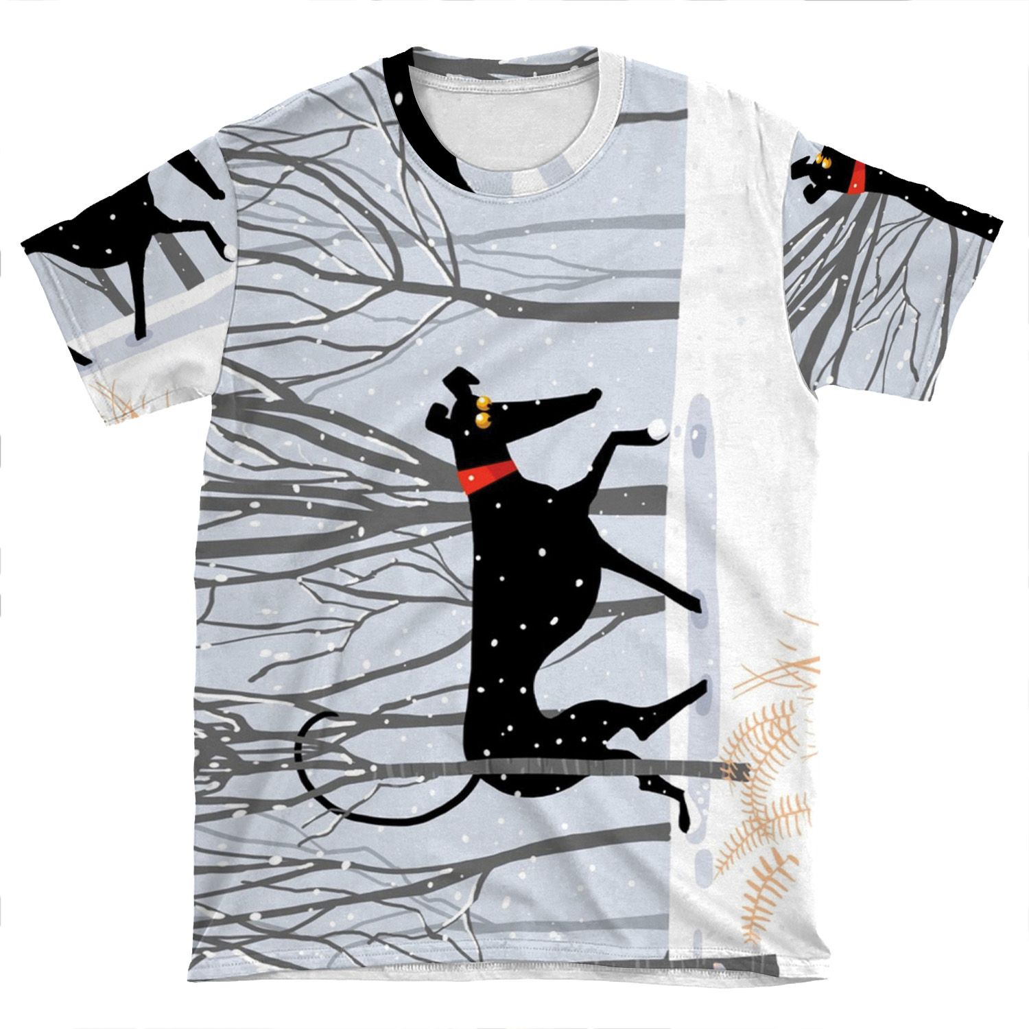 Winter Hound AOP T-shirt Tee