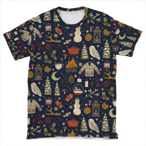 Winter Nights AOP T-shirt Tee