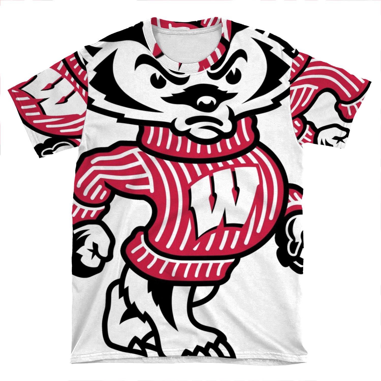 Wisconsin Badgers AOP T-shirt Tee