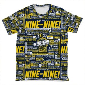 Wise Words Of The Nine-Nine AOP T-shirt Tee