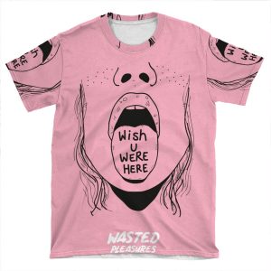 Wish You Were Here v4 AOP T-shirt Tee
