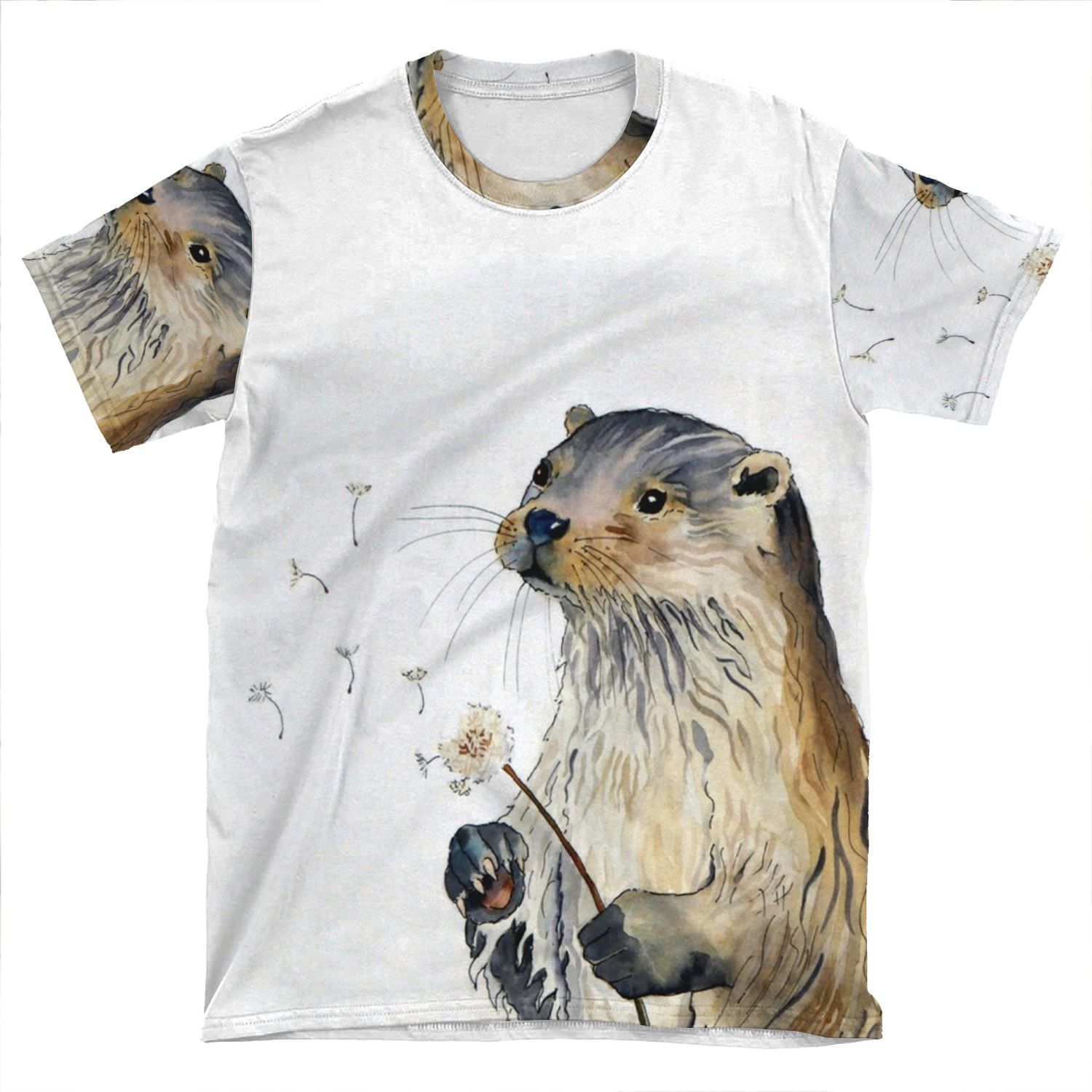 Wishing Otter AOP T-shirt Tee