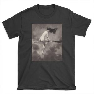 Witch On Broom Albert Joseph Penot T-shirt Tee