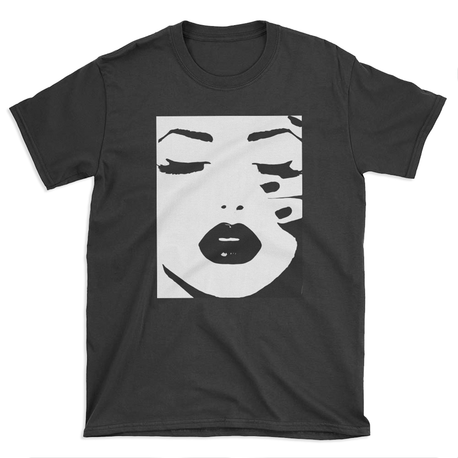 Woman, Girl, Lips print, Fashion art, Fashion print, Scandinavian art, Modern art, Wall art, Print, Minimalistic, Modern T-shirt Tee