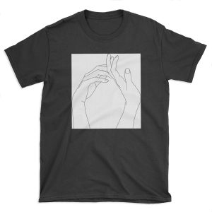 Woman's hands line drawing - Abi T-shirt Tee