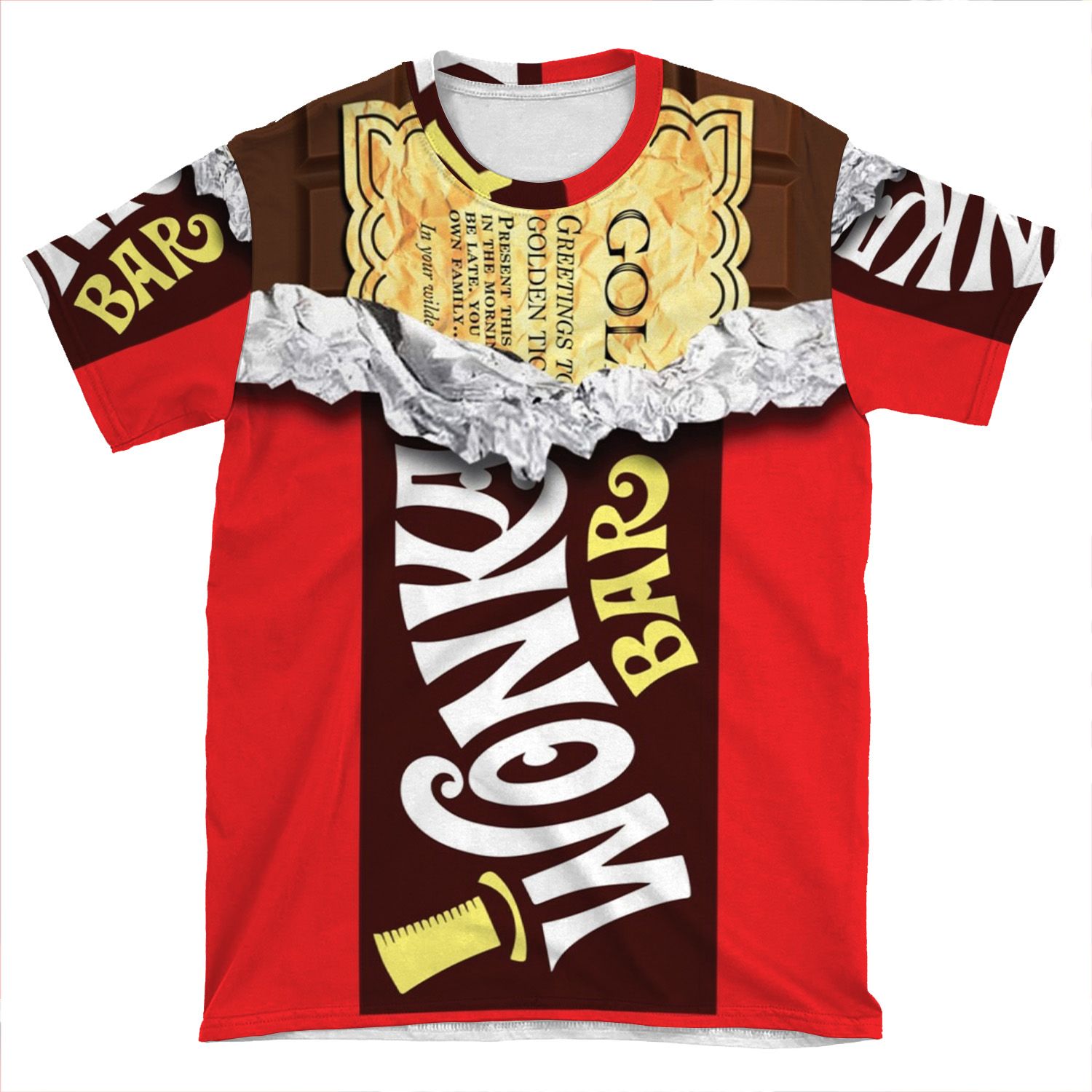 Wonka Bar AOP T-shirt Tee