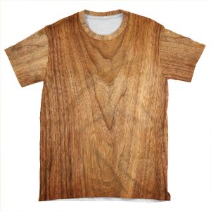 Wood Wooden Design AOP T-shirt Tee