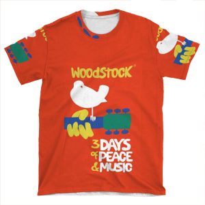 Woodstock 1969 AOP T-shirt Tee