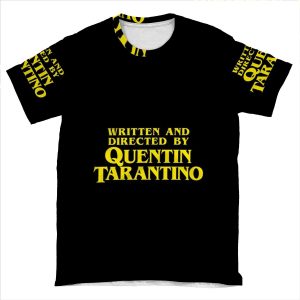 Written And Directed By Quentin Tarantino 2 AOP T-shirt Tee