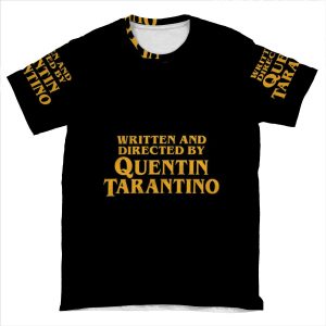 Written And Directed By Quentin Tarantino AOP T-shirt Tee