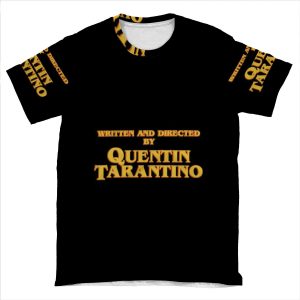 Written And Directed By Quentin Tarantino (Original) AOP T-shirt Tee