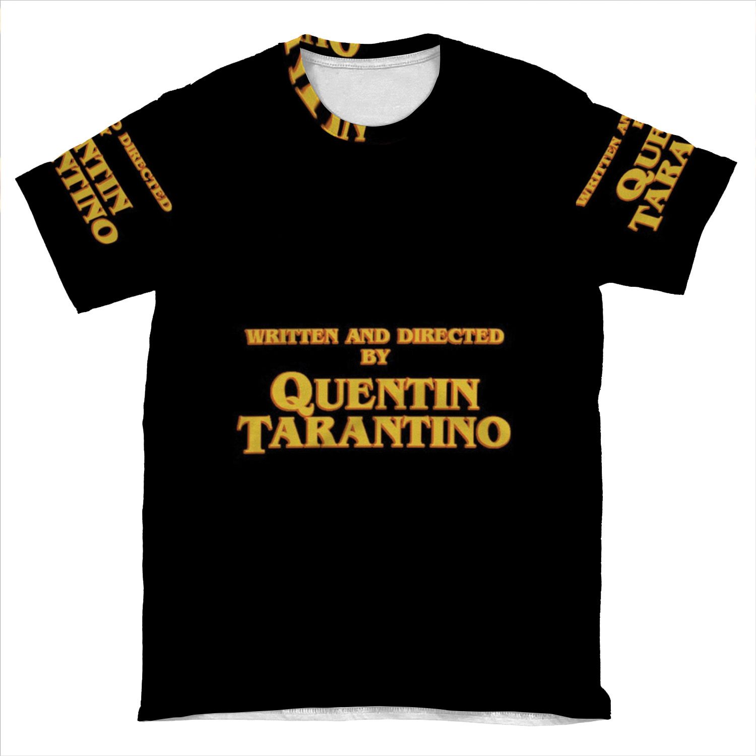 Written And Directed By Quentin Tarantino (Original) AOP T-shirt Tee