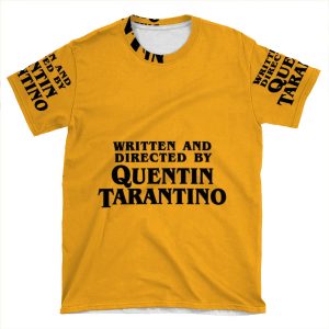 Written And Directed By Tarantino AOP T-shirt Tee