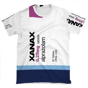 Xanax AOP T-shirt Tee