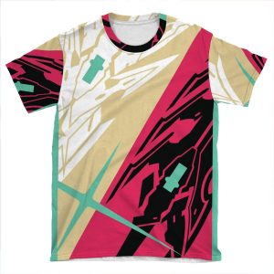 Xenoblade Chronicles 2 Pyra/Mythra Sword Wallpaper AOP T-shirt Tee