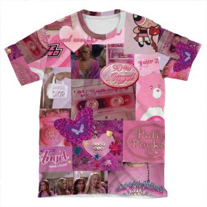 Y2K Collage AOP T-shirt Tee