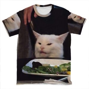 Yelled At Cat AOP T-shirt Tee