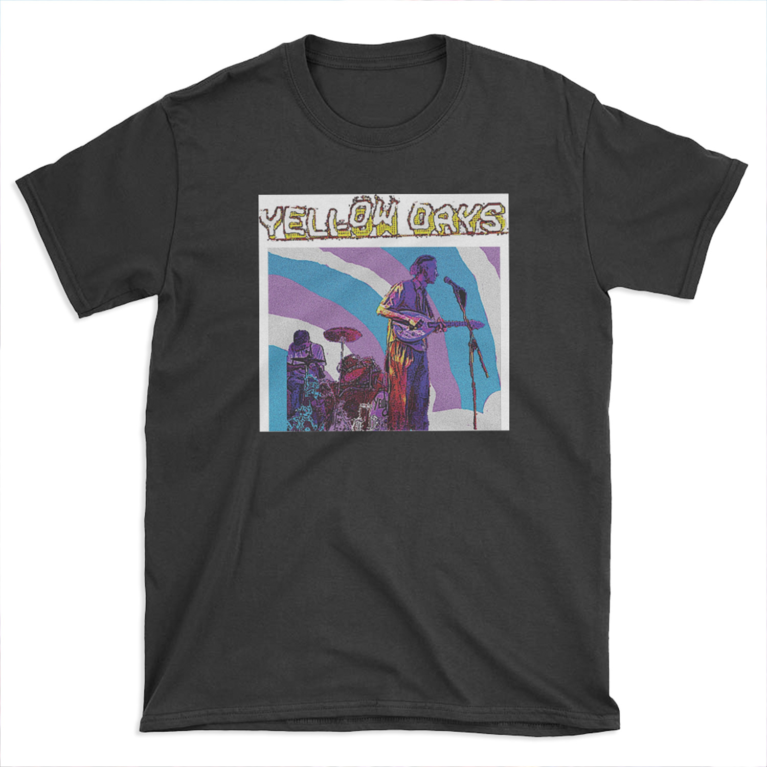 Yellow Days Psychedelic Concert T-shirt Tee