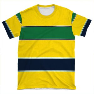 Yellow Helmet Design AOP T-shirt Tee