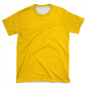 Yellow Leather AOP T-shirt Tee