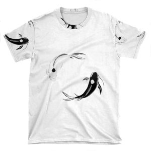 Yin Yang Koi - Avatar AOP T-shirt Tee