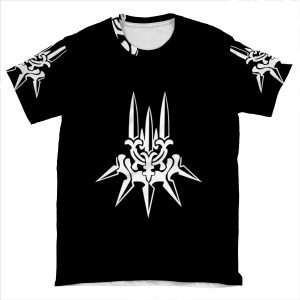 Yorha - White Insignia AOP T-shirt Tee