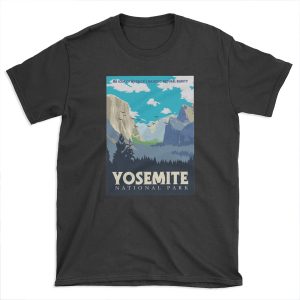 Yosemite National Park Vintage Travel T-shirt Tee