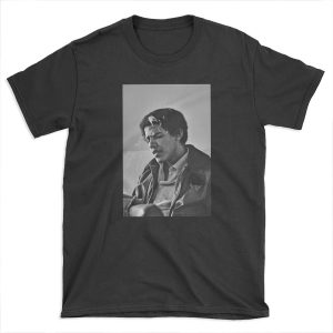 Young Barack Obama - Smoking Print T-shirt Tee