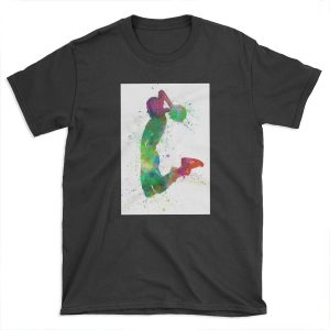 young man basketball player dunking T-shirt Tee