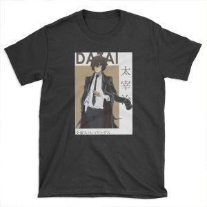 Young Osamu Dazai Bungou Stray Dogs Card Anime T-shirt Tee