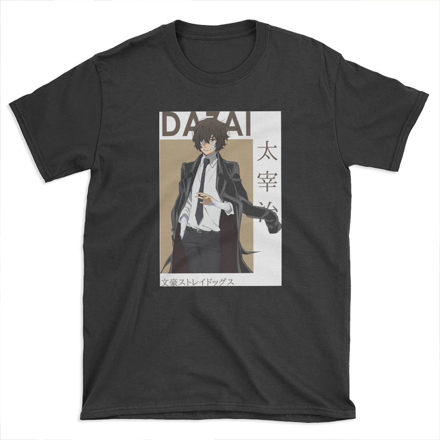 Young Osamu Dazai Bungou Stray Dogs Card Anime T-shirt Tee