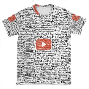 Youtube AOP T-shirt Tee