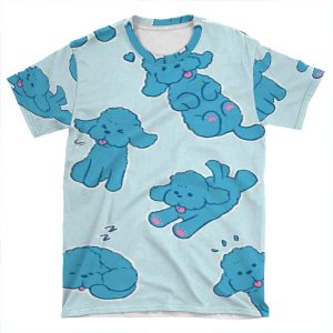 Yuri On Ice Makkachin Phone AOP T-shirt Tee