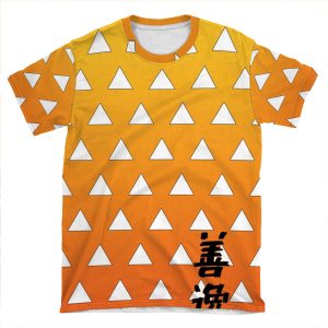 Zenitsu Demon Slayer 2 AOP T-shirt Tee