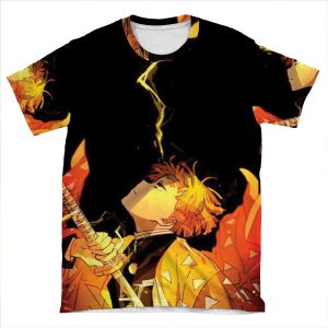 Zenitsu, Kimetsu No Yaiba AOP T-shirt Tee