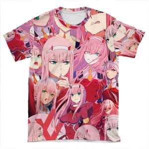 Zero Two Collage AOP T-shirt Tee