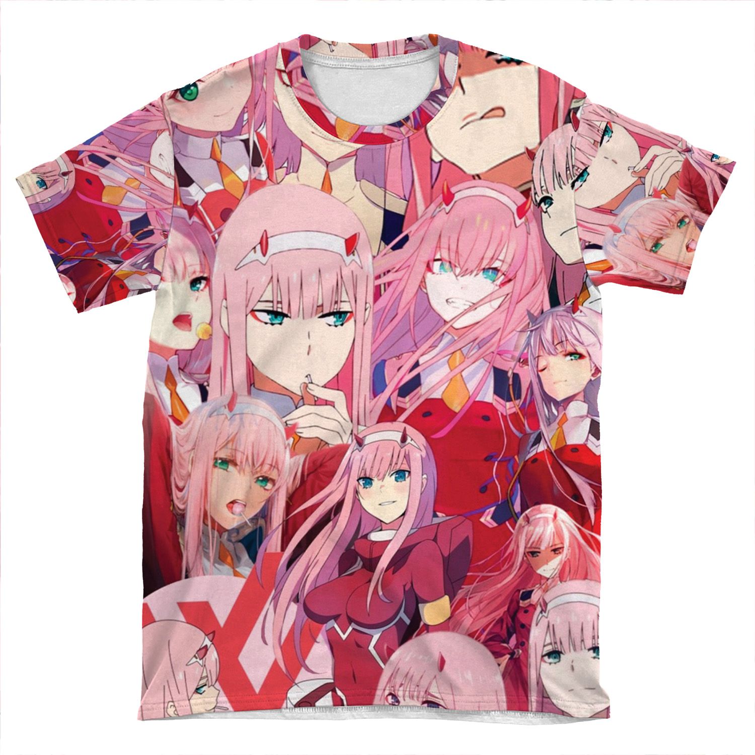 Zero Two Collage AOP T-shirt Tee