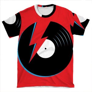 Ziggy Stardust Record AOP T-shirt Tee